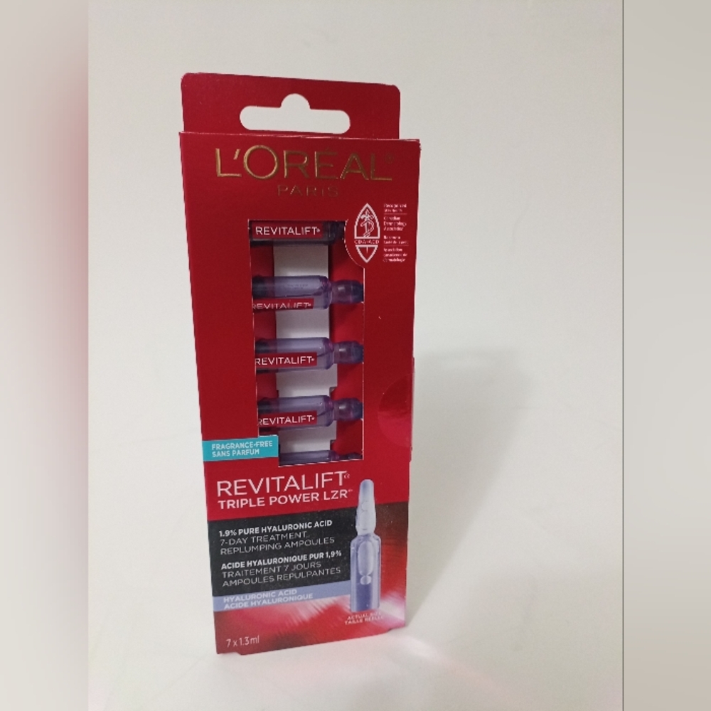 L'Oréal Paris Rivatalift Triple Power LZR Hyaluronic Acid Serum 7 Day Treatment